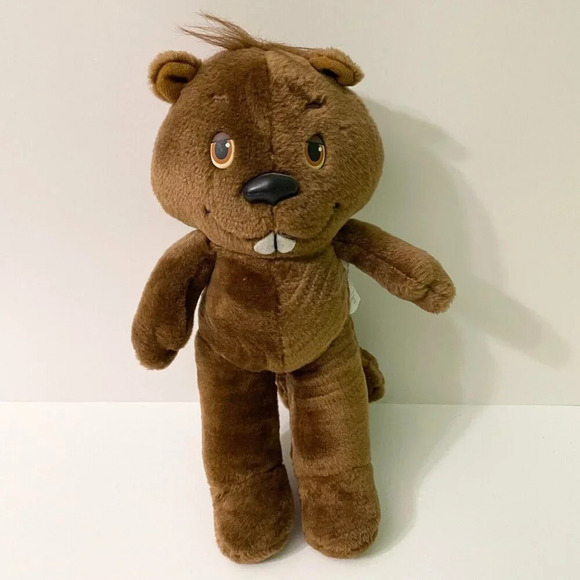 Vtg 1984 Tomy The Get Along Gang Bingo Beaver Stuffed Animal Plush Toy Doll - Picture 14 of 16